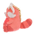 Japan Disney Store Fluffy Plush Keychain - Red Panda Mei / Dozing - 2