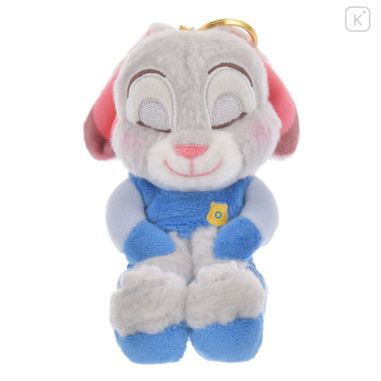 Japan Disney Store Fluffy Plush Keychain - Zootopia Judy Hopps / Dozing - 1