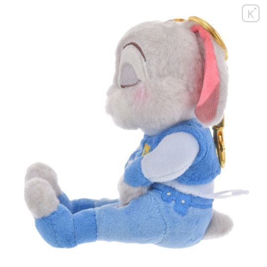 Japan Disney Store Fluffy Plush Keychain - Zootopia Judy Hopps / Dozing - 2