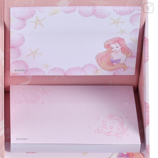 Japan Disney Store Sticky Notes & Memo Pad & Pen Stand - Ariel / Summer Princess - 6