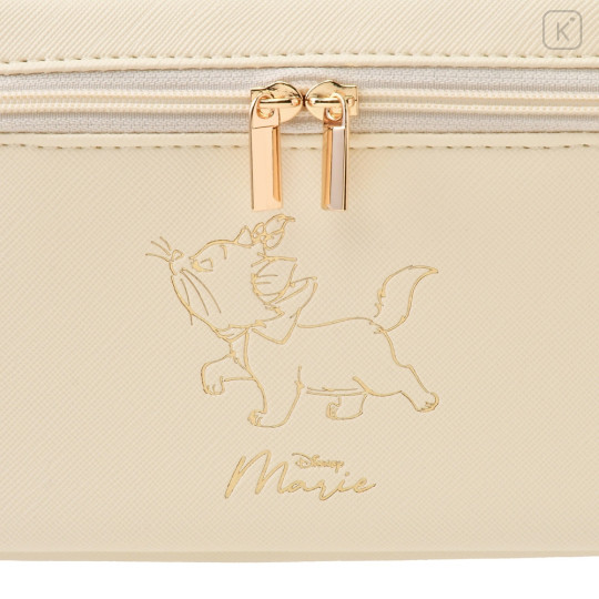 Japan Disney Store Vanity Pouch (L) - Marie Cat / Ribbon - 5