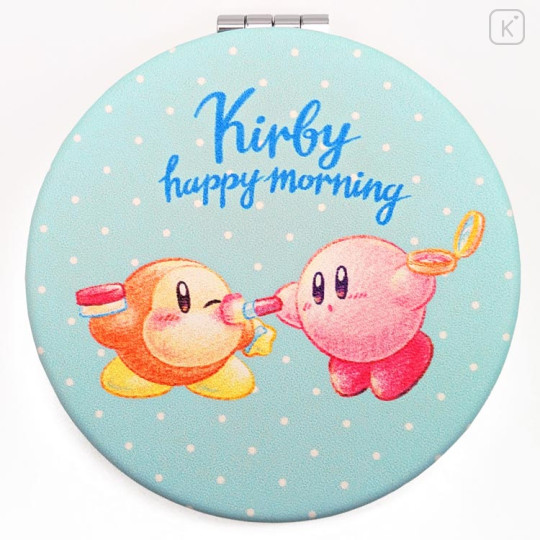 Japan Kirby Compact Double Mirror - Happy Morning / Make Up - 1