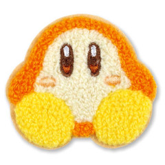 Japan Kirby Fluffy Embroidery Sticker Patch - Waddle Dee