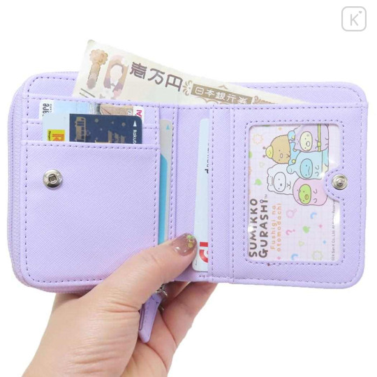 Japan San-X Bifold Wallet - Sumikko Gurashi / Mysterious Friends - 3