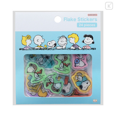 Japan Peanuts Clear Sticker Pack - Snoopy & Kids - 1