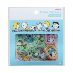 Japan Peanuts Clear Sticker Pack - Snoopy & Kids