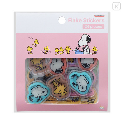 Japan Peanuts Clear Sticker Pack - Snoopy & Woodstock - 1