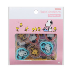 Japan Peanuts Clear Sticker Pack - Snoopy & Woodstock