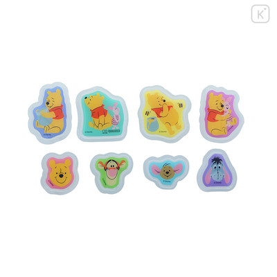 Japan Disney Clear Sticker Pack - Pooh & Friends - 2