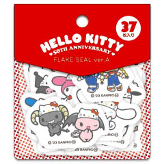 Japan Sanrio Sticker Pack - Characters Celebration A / Hello Kitty 50th Anniversary