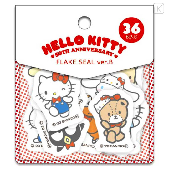 Japan Sanrio Sticker Pack - Characters Celebration B / Hello Kitty 50th Anniversary - 1