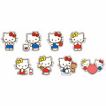 Japan Sanrio Sticker Pack - Characters / Cheerful Hello Kitty & Hello Mimmy - 2