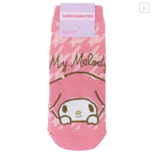 Japan Sanrio Socks - My Melody / Houndstooth - 1