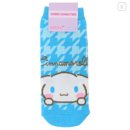 Japan Sanrio Socks - Cinnamoroll / Houndstooth - 1