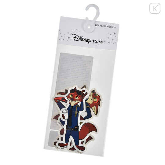 Japan Disney Store Die-cut Sticker Collection - Zootopia Nick Wilde : Private Clothes & Uniform - 1