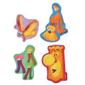 Japan Disney Store Die-cut Sticker Collection - Alice in Wonderland Bread and Butterfly & Broomdog & Momelas & Doorknob - 2