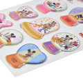 Japan Disney Store Snow Globe Puffy Sticker Collection - Mickey & Friends - 5