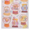 Japan Disney Store Snow Globe Puffy Sticker Collection - Pooh & Friends - 4