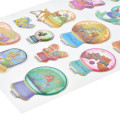 Japan Disney Store Snow Globe Puffy Sticker Collection - Disney Characters - 5