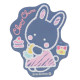 Japan Sanrio Die-cut Sticker - Cheery Chums : Blackboard B
