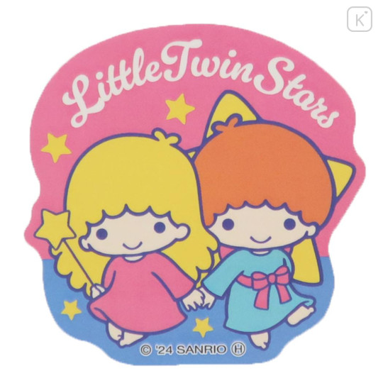 Japan Sanrio Vinyl Sticker - Little Twin Stars / Retro B - 1