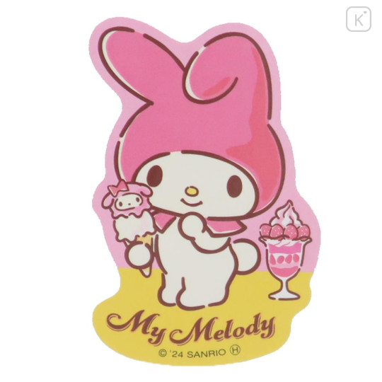 Japan Sanrio Vinyl Sticker - My Melody / Retro Ice Cream - 1