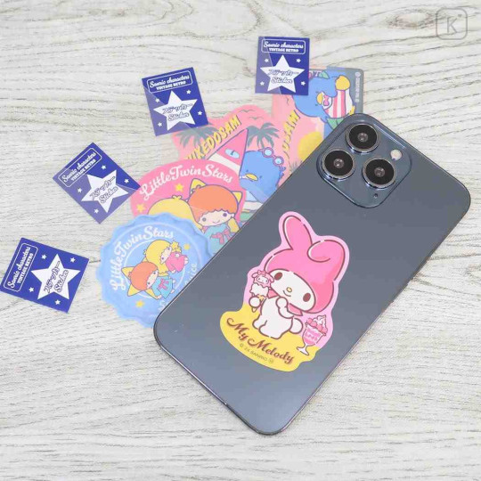 Japan Sanrio Vinyl Sticker - My Melody / Retro Ice Cream - 2