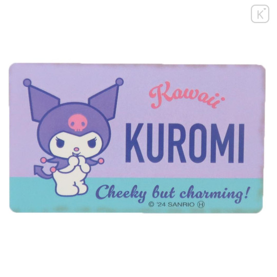 Japan Sanrio Die-cut Sticker - Kuromi : Retro - 1