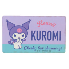 Japan Sanrio Vinyl Sticker - Kuromi / Retro