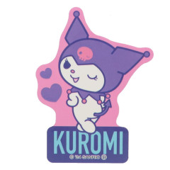 Japan Sanrio Vinyl Sticker - Kuromi / Retro B