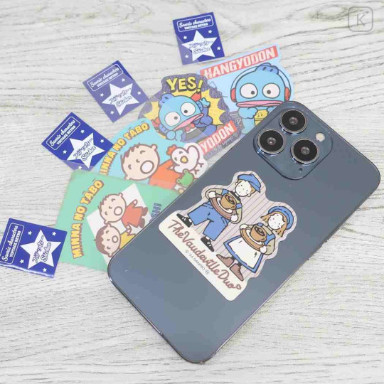 Japan Sanrio Vinyl Sticker - Hangyodon / Retro B - 2