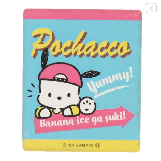 Japan Sanrio Vinyl Sticker - Pochacco / Retro - 1