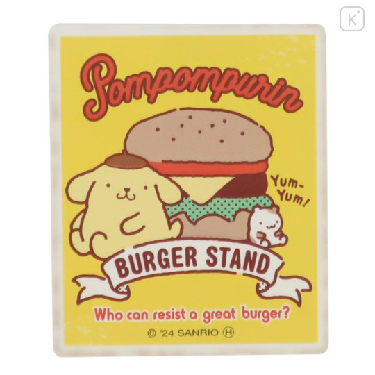 Japan Sanrio Die-cut Sticker - Pompompurin : Retro - 1