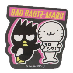 Japan Sanrio Die-cut Sticker - Bad Badtz-maru : Retro B