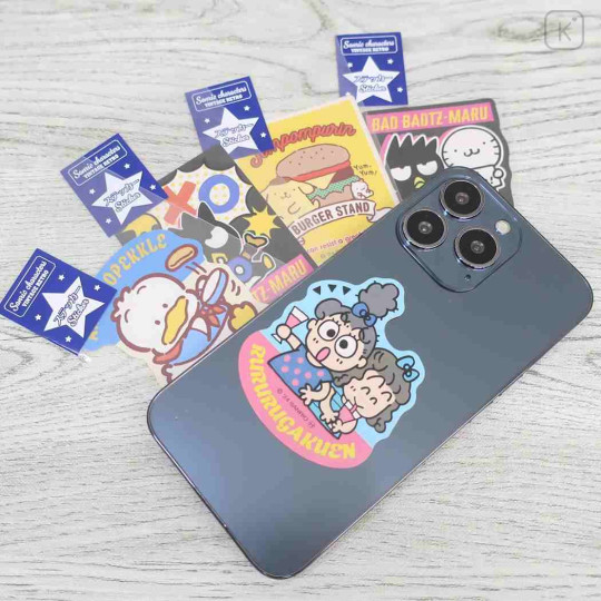 Japan Sanrio Die-cut Sticker - Pekkle : Retro B - 2