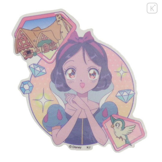 Japan Disney Vinyl Sticker - Snow White / Smile Japan Girl Comic - 1