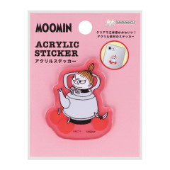 Japan Moomin Acrylic Sticker - Little My In Teapot