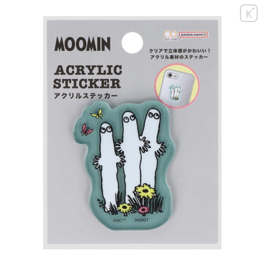 Japan Moomin Acrylic Sticker - Hattifatteners - 1