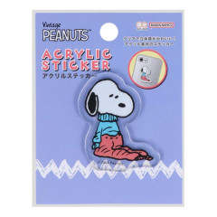 Japan Peanuts Acrylic Sticker - Snoopy / Oversized Outfit