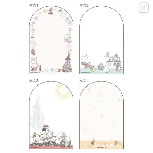 Japan Moomin A6 Notepad - Characters / House - 4