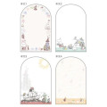 Japan Moomin A6 Notepad - Characters / House - 4