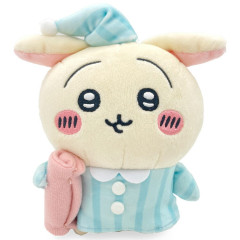 Japan Chiikawa Chubby Potetama Plush Toy - Rabbit : Good Night Pajamas