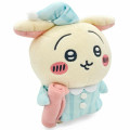 Japan Chiikawa Chubby Potetama Plush Toy - Rabbit : Good Night Pajamas - 2