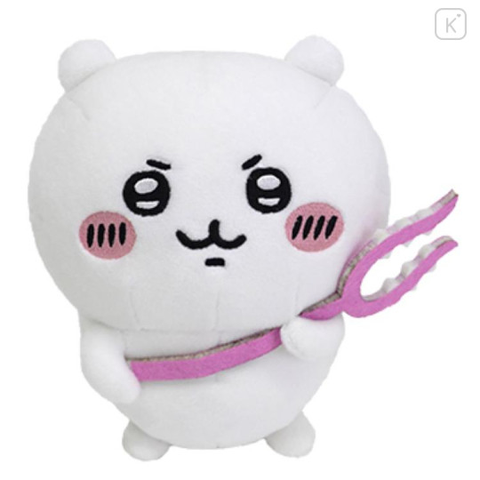 Japan Chiikawa Chubby Potetama Plush Toy - Ready To Fight - 1