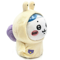 Japan Chiikawa Chubby Potetama Plush Toy - Hachiware Snail Raincoat / Rainy Day