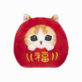 Japan Mofusand Daruma Nyanko Hand-held Plush Toy - Cat / Lucky - 1