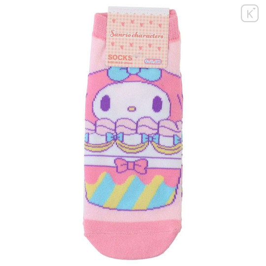 Japan Sanrio Socks - My Melody / Cupcake - 1