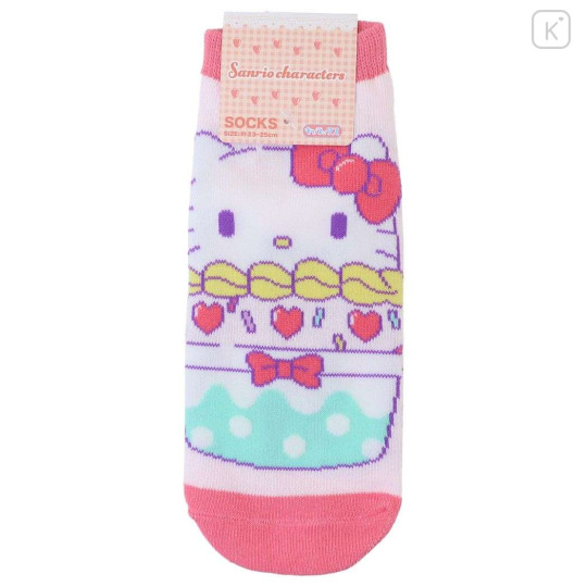 Japan Sanrio Socks - Hello Kitty / Cupcake - 1