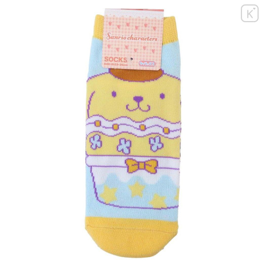 Japan Sanrio Socks - Pompompurin / Cupcake - 1