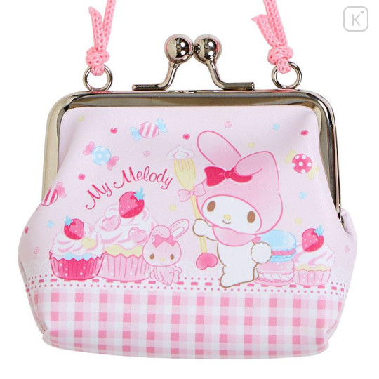 Japan Sanrio Original Gamaguchi Rope Purse - My Melody - 5